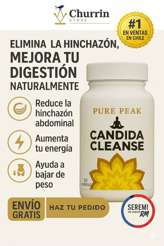 🌿 CANDIDA CLEANSE ORIGINAL 2x1  🌼-Limpieza intestinal profunda para reducir hinchazón y mejorar tu digestión