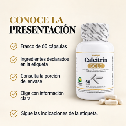 Calcitrin Gold 60 Cápsulas - Envío Gratis