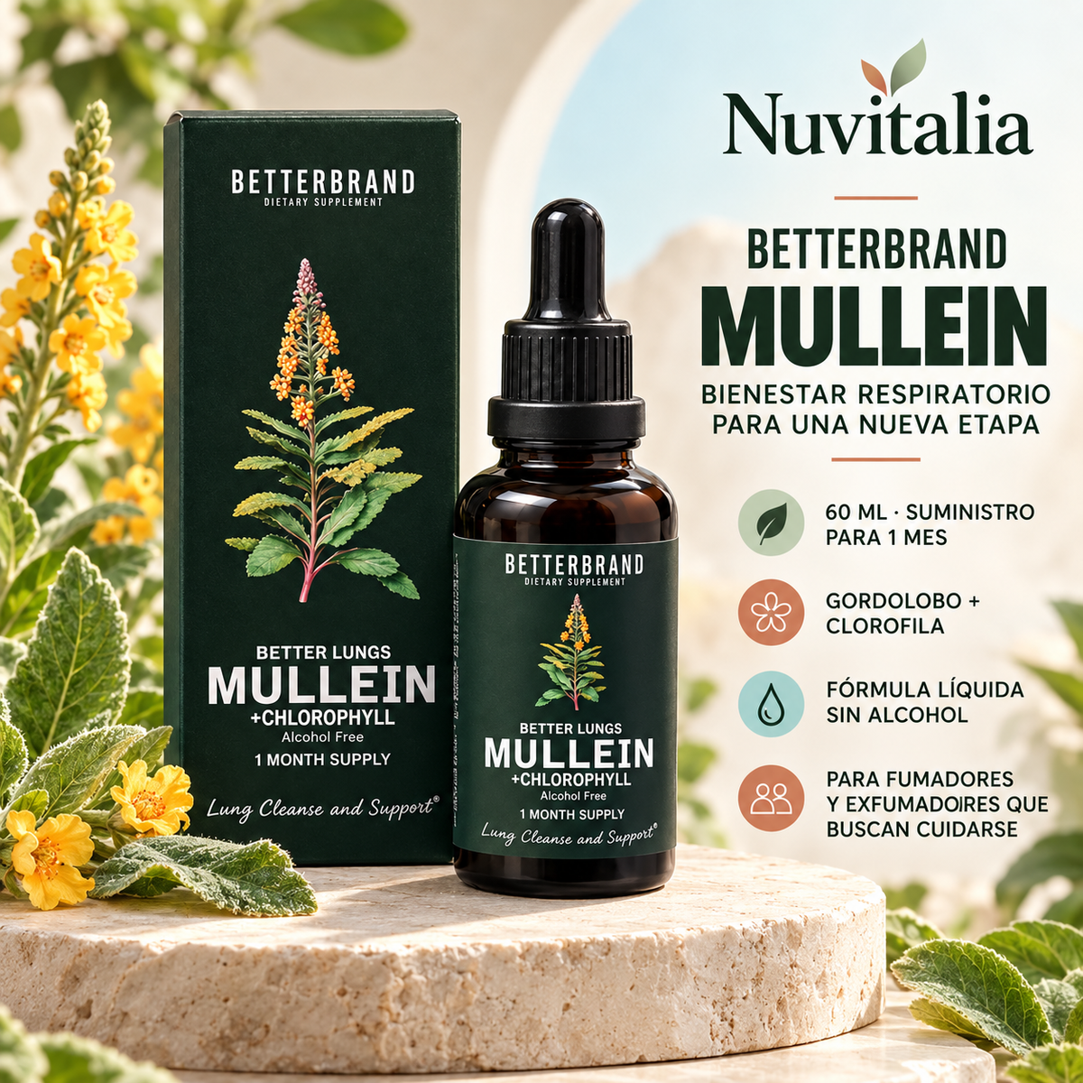 BETTERBRAND MULLEIN DETOX PULMONAR