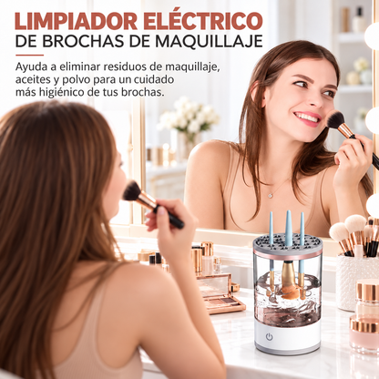 BeautyBrush Clean™ — Limpiador Eléctrico de Brochas